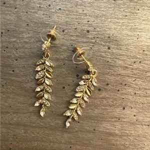 Gold earrings